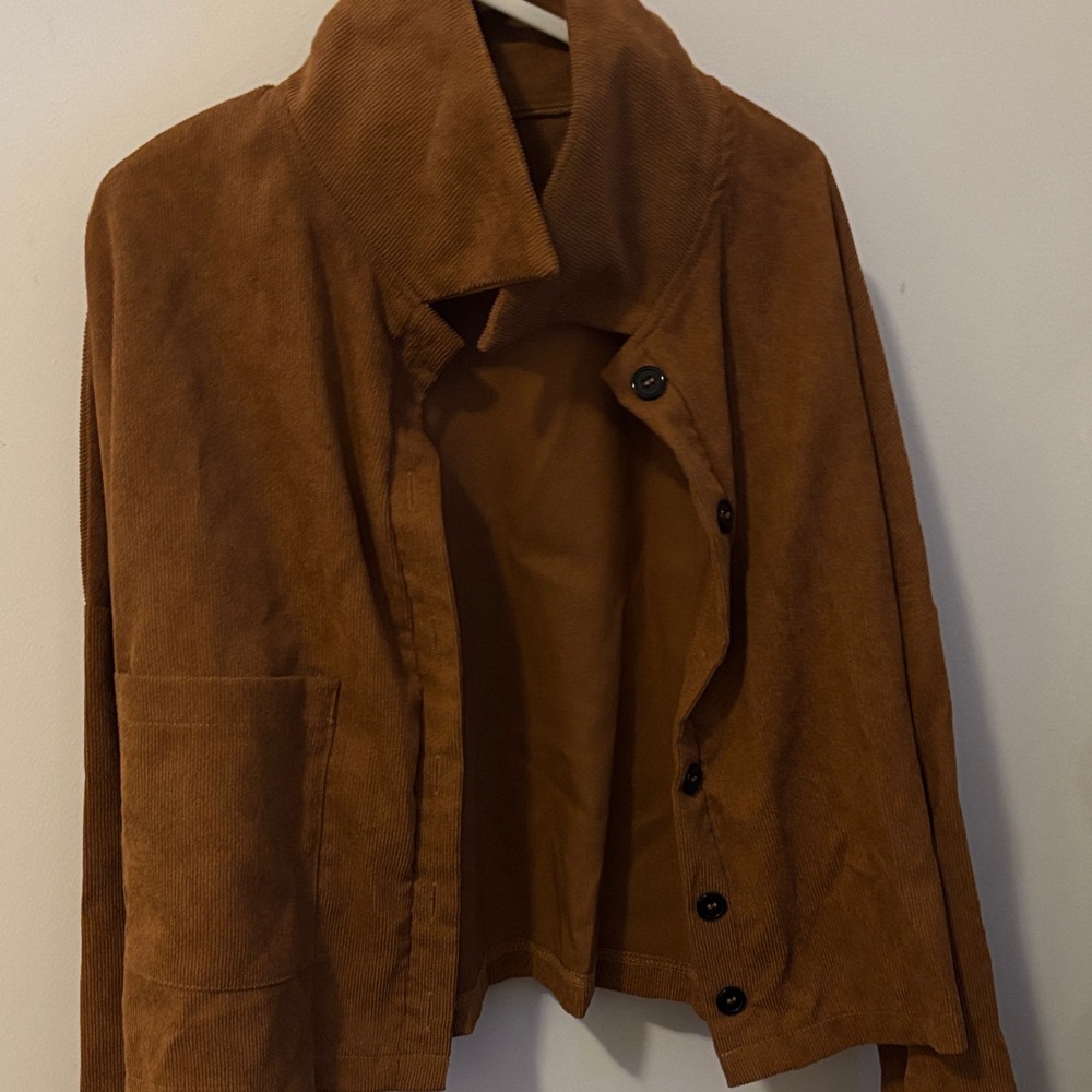 SHEIN Brown Corduroy Jacket